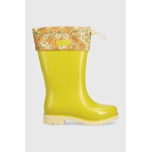 Detské gumáky Melissa Rain Boot Iii Inf zelená farba