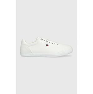 Tenisky Tommy Hilfiger Iconic Vulc Mesh Logo biela farba