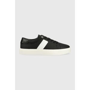 Tenisky Calvin Klein Low Top Lace Up , čierna farba