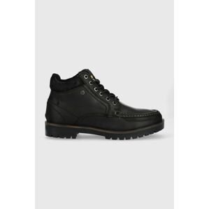 Členkové topánky Jack & Jones Brockwell pánske, čierna farba