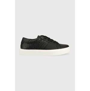 Tenisky Calvin Klein Low Top Lace Up Mono Mix , čierna farba