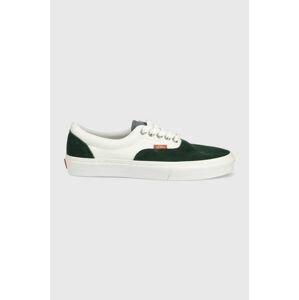 Tenisky Vans Era pánske, zelená farba