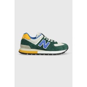 Tenisky New Balance Ml574dvg zelená farba