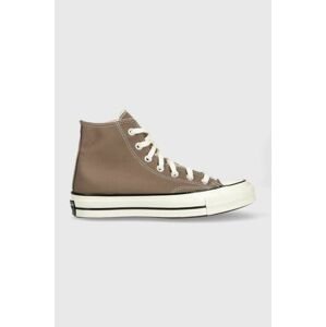 Tenisky Converse Chuck 70 Tonal Polyester A00753C-DESERT, hnedá farba