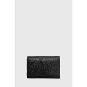Kožená peňaženka Tiger Of Sweden dámsky, čierna farba