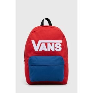 Detský ruksak Vans červená farba, veľký, s nášivkou