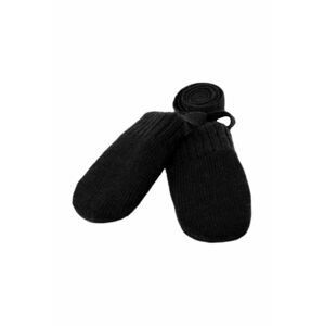 Detské rukavice Jamiks čierna farba