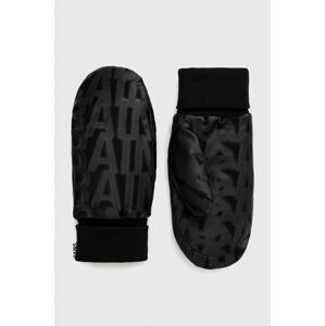 Rukavice Rains 16070 Puffer Mittens čierna farba