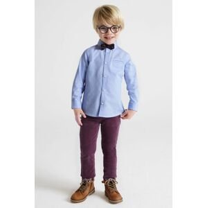Detské nohavice Mayoral fialová farba, jednofarebné