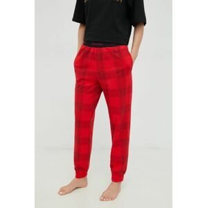 Nohavice Calvin Klein Underwear dámske, červená farba,