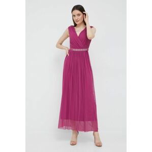 Šaty Pennyblack fialová farba, maxi, áčkový strih