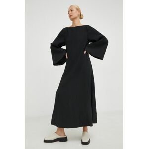 Šaty By Malene Birger čierna farba, maxi, oversize