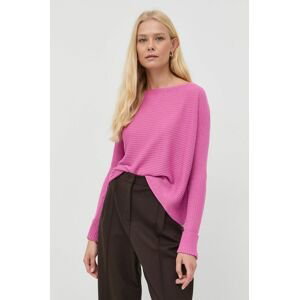 Vlnený sveter MAX&Co. dámsky, ružová farba, tenký