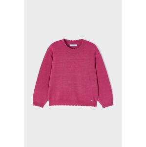 Detský sveter Mayoral ružová farba, tenký