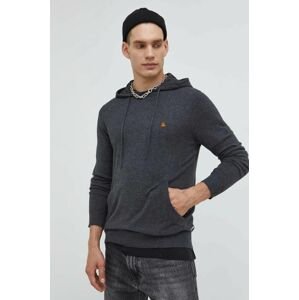 Sveter Jack & Jones pánsky, šedá farba, tenký,