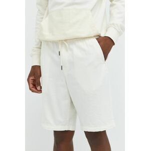 Bavlnené šortky Premium by Jack&Jones pánske, béžová farba,