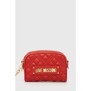 Kabelka Love Moschino červená farba