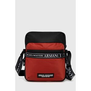 Malá taška Armani Exchange červená farba