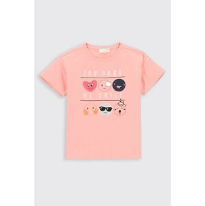 Detské tričko Coccodrillo ružová farba,