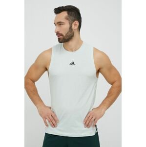 Tréningové tričko adidas Performance biela farba,