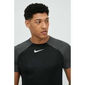 Tréningové tričko Nike Df Academy čierna farba, vzorované