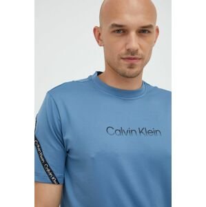 Tréningové tričko Calvin Klein Performance s potlačou