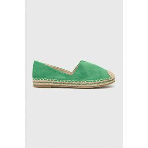 Espadrilky Answear Lab zelená farba