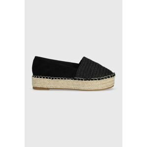 Espadrilky Answear Lab čierna farba, na platforme