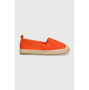 Espadrilky Answear Lab oranžová farba