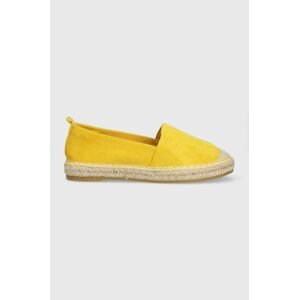 Espadrilky Answear Lab žltá farba