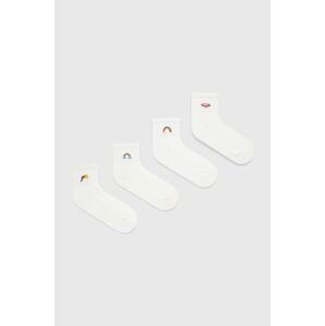 Ponožky Answear Lab (4-pak) dámske, biela farba