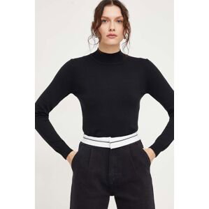 Kašmírový sveter Answear Lab čierna farba, tenký