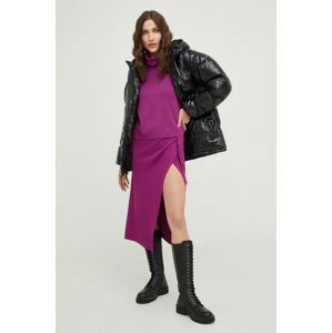 Súprava - sveter a sukňa Answear Lab dámsky, fialová farba
