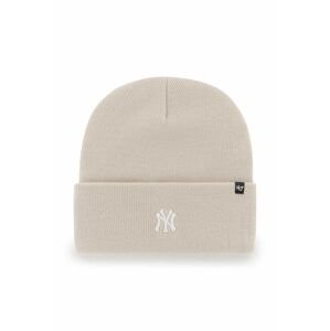 Čiapka 47brand Mlb New York Yankees béžová farba,