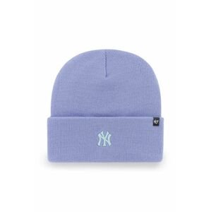 Čiapka 47brand Mlb New York Yankees fialová farba,