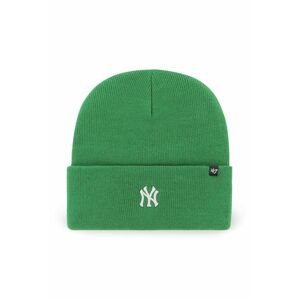 Čiapka 47brand Mlb New York Yankees zelená farba,