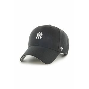 Čiapka 47brand Mlb New York Yankees čierna farba, s nášivkou