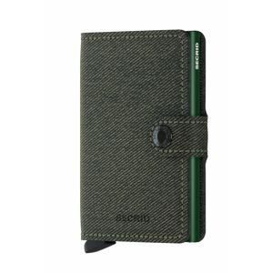 Kožená peňaženka Secrid MTw.Green-GREEN, pánska, hnedá farba