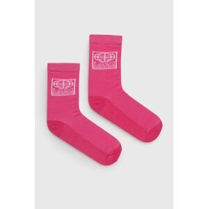 Ponožky LaBellaMafia dámske, ružová farba