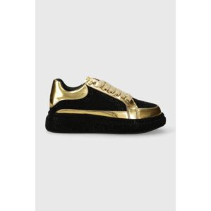 Tenisky GOE čierna farba, MM2N4096.208BLACK/GOLD