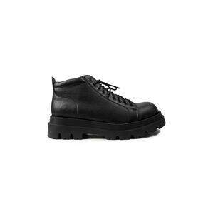 Členkové topánky Altercore Oscar pánske, čierna farba, Oscar Vegan