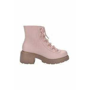Členkové topánky Melissa Melissa Cosmo Boot Ad dámske, ružová farba, na podpätku,