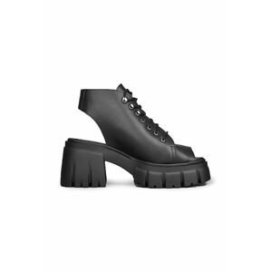 Sandále Altercore Skylar dámske, čierna farba, na podpätku, Skylar.Vegan