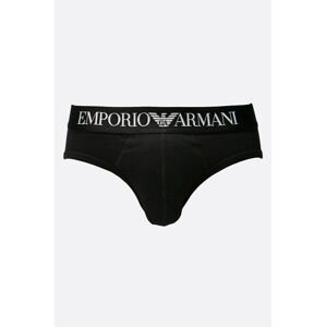 Slipy Emporio Armani Underwear pánske, čierna farba