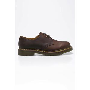 Semišové poltopánky Dr. Martens 1461 11838201.1461.MEN-GAUCHO, pánske, hnedá farba