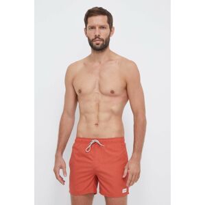 Plavkové šortky Rip Curl oranžová farba