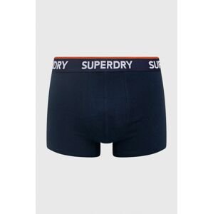 Boxerky Superdry pánske, tmavomodrá farba