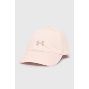 Šiltovka Under Armour 1351267-659, ružová farba, jednofarebná