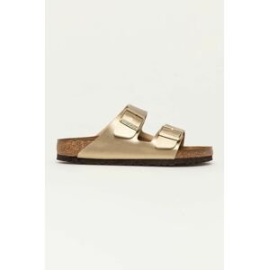 Šľapky Birkenstock Arizona dámske, zlatá farba, 1016110