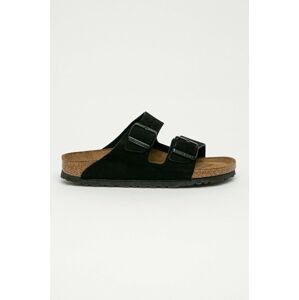 Birkenstock - Semišové šľapky Arizona 951323-Suede.Blac,